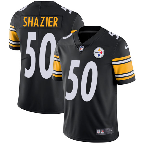Nike Steelers #50 Ryan Shazier Black Team Color Men's Stitched NFL Vapor Untouchable Limited Jersey - Click Image to Close